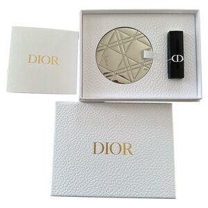 Dior NIB Compact Mirror and Rouge Lipstick with box